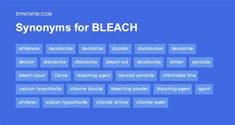 bleach synonym
